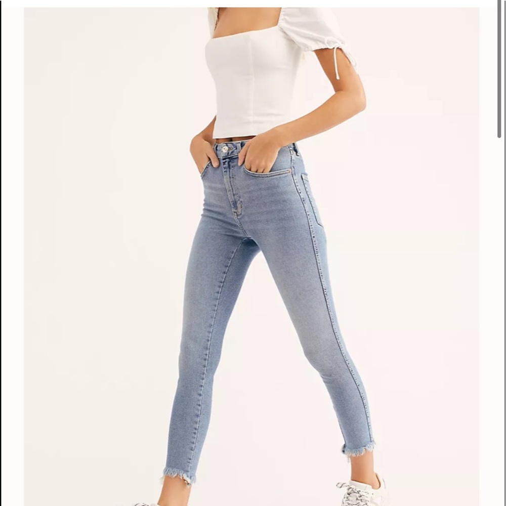 FREE PEOPLE High Waisted Jeggings